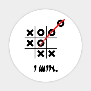 Funny T Shirt - Tic tac toe Magnet